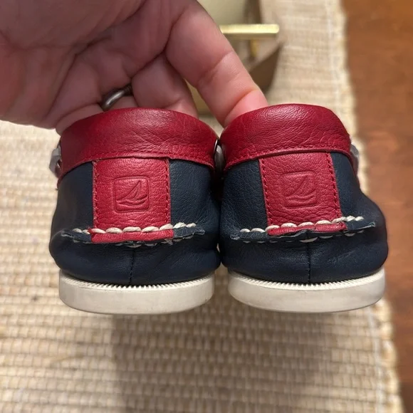 Sperry Top-Sider Red, white and blue Flats Nautical Loafers - Picture 6 of 11